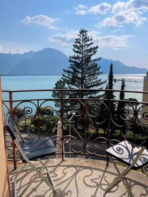 Perfect Lake View New Apartment Veytaux エクステリア 写真